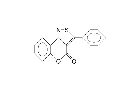 3-Phenyl-chromeno(4,3-C)isothiazol-4-one