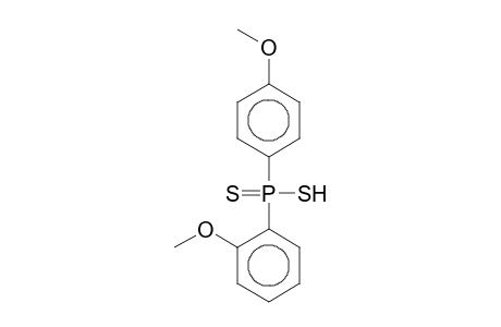 (4-Methoxyphenyl)-(2-methoxyphenyl)phosphinodithioic acid