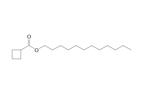 Cyclobutanecarboxylic acid, dodecyl ester