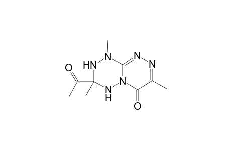 3-Acetyl-1,3,7-trimethyl-1,2,3,4-tetrahydro-6H-[1,2,4]triazino[4,3-b][1,2,4,5]tetraazin-6-one