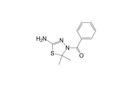 2-AMINO-4-BENZOYL-5,5-DIMETHYL-4,5-DIHYDRO-1,3,4-THIADIAZOLE