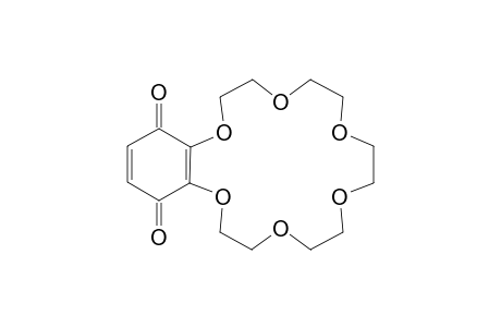 19,22-Dioxo-2,5,8,11,14,17-hexaoxabicyclo[16.4.0]-1(18),20(21)-docosadiene [2,3-benzoquino[18]crown-6]
