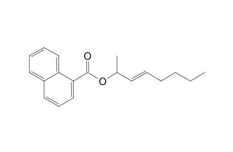 1-Naphthoic acid, oct-3-en-2-yl ester