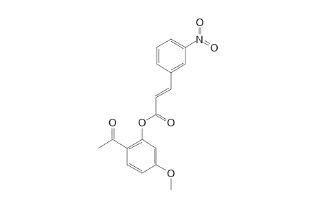 4'-METHOXY-2'-(3-NITROCYNNAMOYLOXY)-ACETOPHENONE