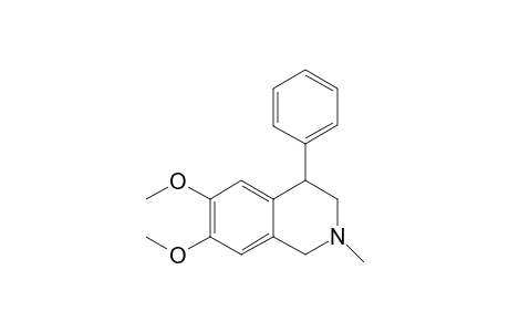 1,2,3,4-Tetrahydro-6,7-dimethoxy-2-methyl-4-phenyl-isoquinoline