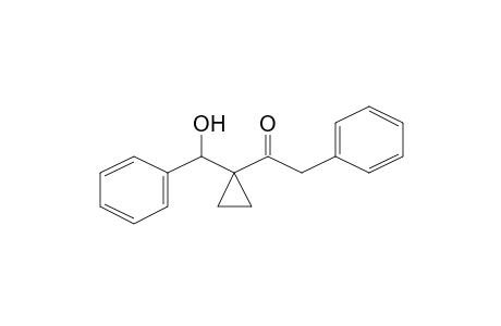 1-(1-[Hydroxy(phenyl)methyl]cyclopropyl)-2-phenylethanone