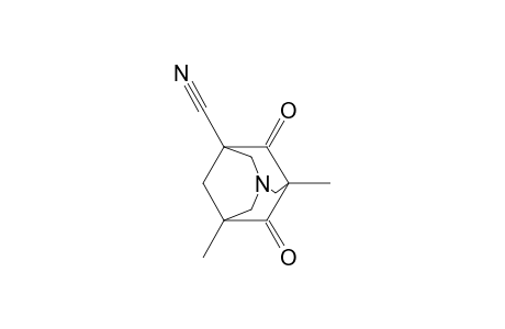 1-Azatricyclo[3.3.1.13,7]decane-3-carbonitrile, 5,7-dimethyl-4,6-dioxo-