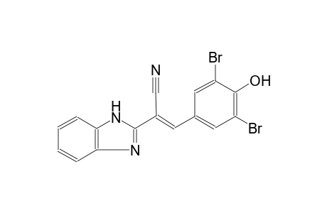 1H-benzimidazole-2-acetonitrile, alpha-[(3,5-dibromo-4-hydroxyphenyl)methylene]-