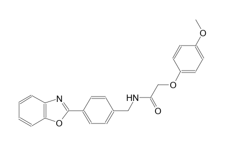 N-[4-(1,3-benzoxazol-2-yl)benzyl]-2-(4-methoxyphenoxy)acetamide
