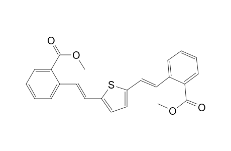 2,5-Di-(E)-(2-carbomethoxystyryl)thiophene