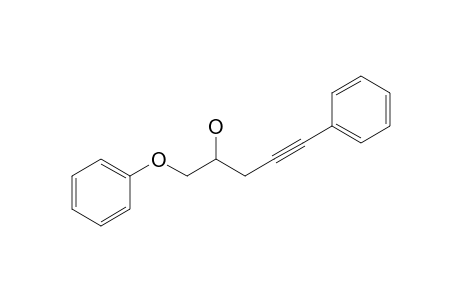 1-Phenoxy-5-phenylpent-4-yn-2-ol