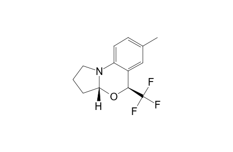 7-methyl-1,2,3,3a-tetrahydro-5-(trifluoromethyl)-5H-pyrrolo[1,2-a][3,1]benzoxazine