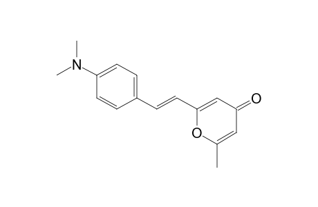 4H-Pyran-4-one, 2-[2-[4-(dimethylamino)phenyl]ethenyl]-6-methyl-