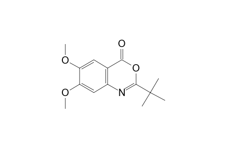 2-tert-butyl-6,7-dimethoxy-4H-3,1-benzoxazin-4-one