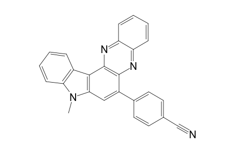 4-(8-Methyl-8H-indolo[3,2-a]phenazin-6-yl)benzonitrile