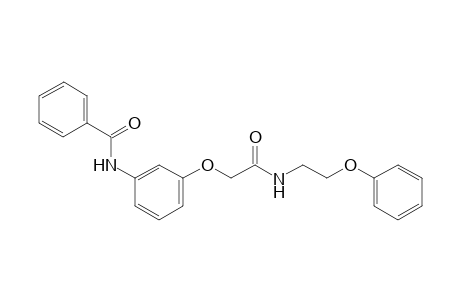 benzamide, N-[3-[2-oxo-2-[(2-phenoxyethyl)amino]ethoxy]phenyl]-