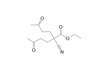 2-cyano-5-keto-2-(3-ketobutyl)hexanoic acid ethyl ester