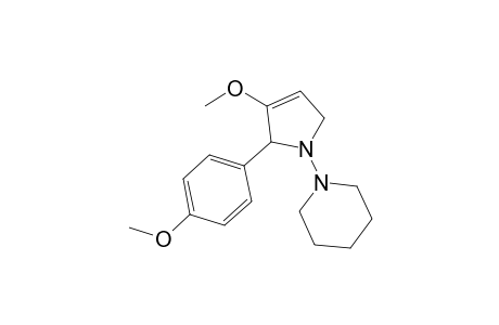 N-Piperidino-2-(p-methoxyphenyl)-3-methoxy-2,5-dihydropyrrole