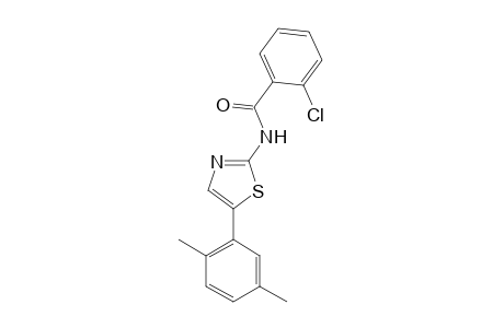 2-Chloro-N-[5-(2,5-dimethylphenyl)-1,3-thiazol-2-yl]benzamide