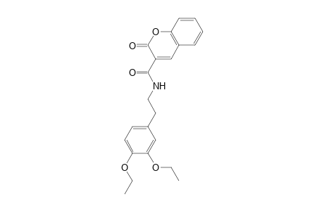 2H-1-benzopyran-3-carboxamide, N-[2-(3,4-diethoxyphenyl)ethyl]-2-oxo-