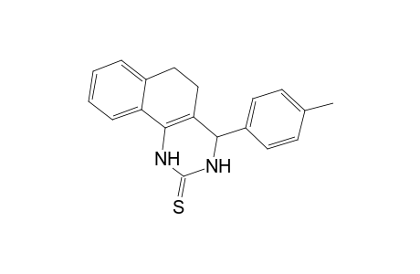 4-(4-methylphenyl)-3,4,5,6-tetrahydrobenzo[h]quinazoline-2(1H)-thione