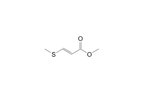 (E)-3-Methylthio-2-propenoic acid, methyl ester