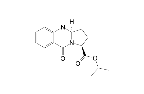 Isopropyl 9-oxo-1,2,3,3a,4,9-hexahydropyrrolo[2,1-b]quinazoline-1-carboxylate