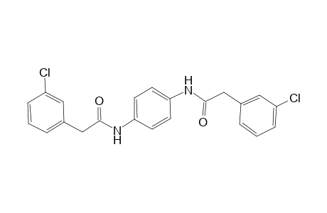 benzeneacetamide, 3-chloro-N-[4-[[2-(3-chlorophenyl)acetyl]amino]phenyl]-