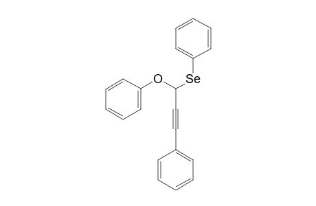 (1-phenoxy-3-phenylprop-2-ynyl)(phenyl)selane