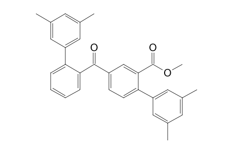 Methyl 4-(3',5'-dimethylbiphenylcarbonyl)-3',5'-dimethylbiphenyl-2-carboxylate