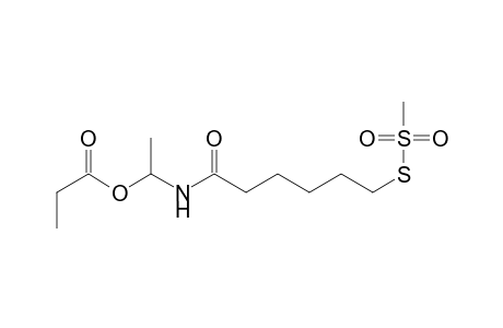 1-(6-((Methylsulphonyl)thio)hexanamido)ethyl propanoate