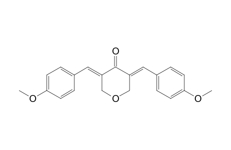 (3E,5E)-3,5-Bis(4-methoxybenzylidene)-tetrahydropyran-4-one