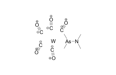 Tungsten N-dimethylarsanyl-N-methyl-methanamine pentacarbonyl