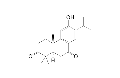 MANDARONE-A;(5R,10S)-12-HYDROXY-8,11,13-ABIETATRIENE-3,7-DIONE