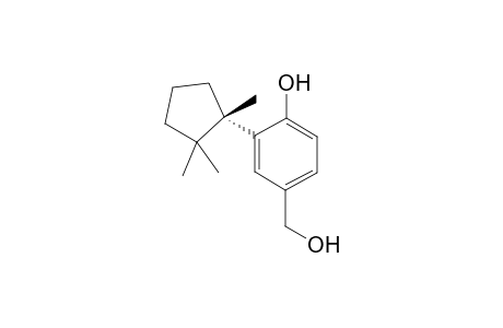 (-)-4-HYDROXYMETHYL-2-(1',2',2'-TRIMETHYLCYClOPENTYL)-PHENOL;(-)-HERBERTENE-1,12-DIOL