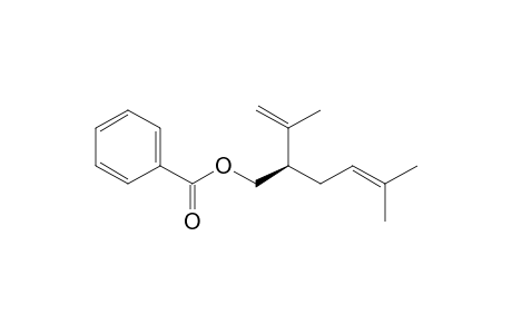 4-Hexen-1-ol, 5-methyl-2-(1-methylethenyl)-, benzoate, (R)-