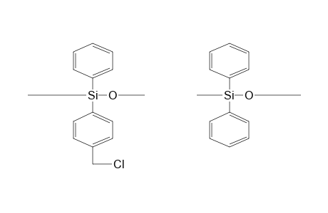 Poly(phenyl-p-chloromethylphenylsiloxy-co-diphenylsiloxane)