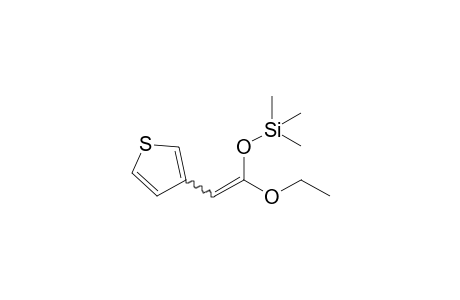 ((1-Ethoxy-2-(thiophen-3-yl)vinyl)oxy)trimethylsilane