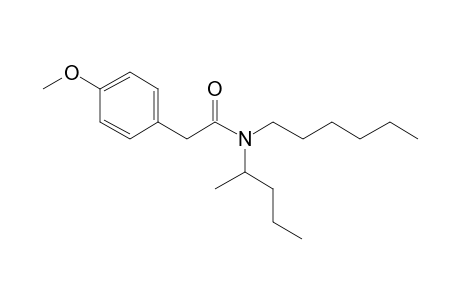 Acetamide, 2-(4-methoxyphenyl)-N-(2-pentyl)-N-hexyl-