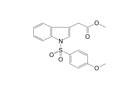 1H-Indole-3-acetic acid, 1-[(4-methoxyphenyl)sulfonyl]-, methyl ester