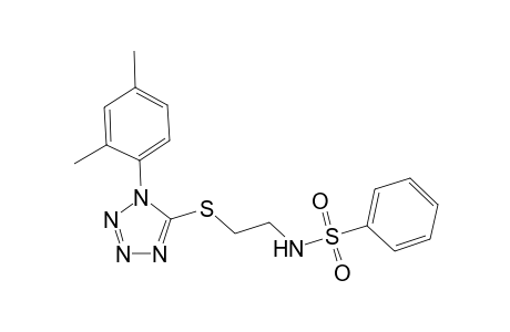 benzenesulfonamide, N-[2-[[1-(2,4-dimethylphenyl)-1H-tetrazol-5-yl]thio]ethyl]-
