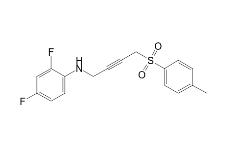 2,4-difluoro-N-[4-(p-tolylsulfonyl)-2-butynyl]aniline