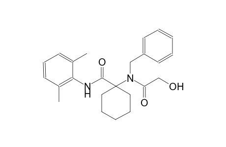 cyclohexanecarboxamide, N-(2,6-dimethylphenyl)-1-[(hydroxyacetyl)(phenylmethyl)amino]-