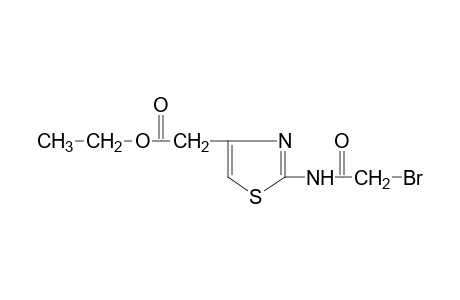 2-(2-bromoacetamido)-4-thiazoleacetic acid, ethyl ester