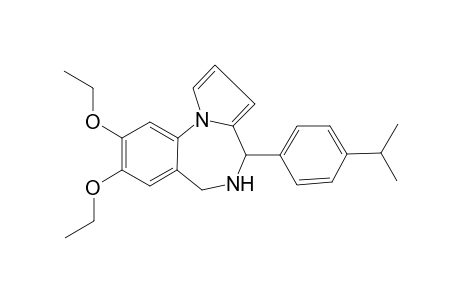 8,9-Diethoxy-4-(4-isopropylphenyl)-5,6-dihydro-4H-pyrrolo[1,2-a][1,4]benzodiazepine
