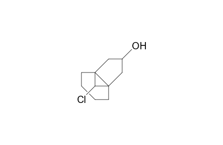 endo-10-Chloro-exo-8-hydroxy-tricyclo(4.3.1.0/1,6/)decane