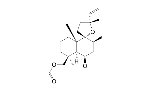 (4S,5S,6R,8S,9R,10S,13R)-9,13-EPOXY-14-LABDEN-6,19-DIOL-19-ACETATE