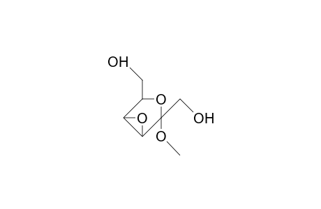 Methyl 3,4-anhydro-A-D-tagatofuranoside