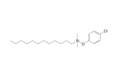 4-Chloro-1-dimethyldodecylsilyloxybenzene