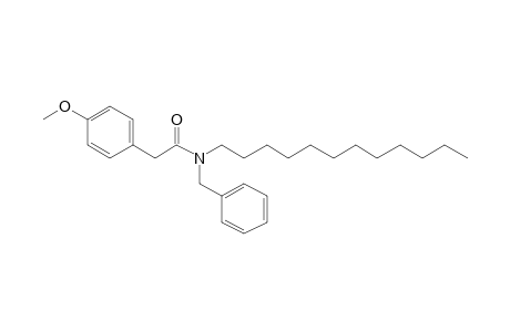 Acetamide, 2-(4-methoxyphenyl)-N-benzyl-N-dodecyl-